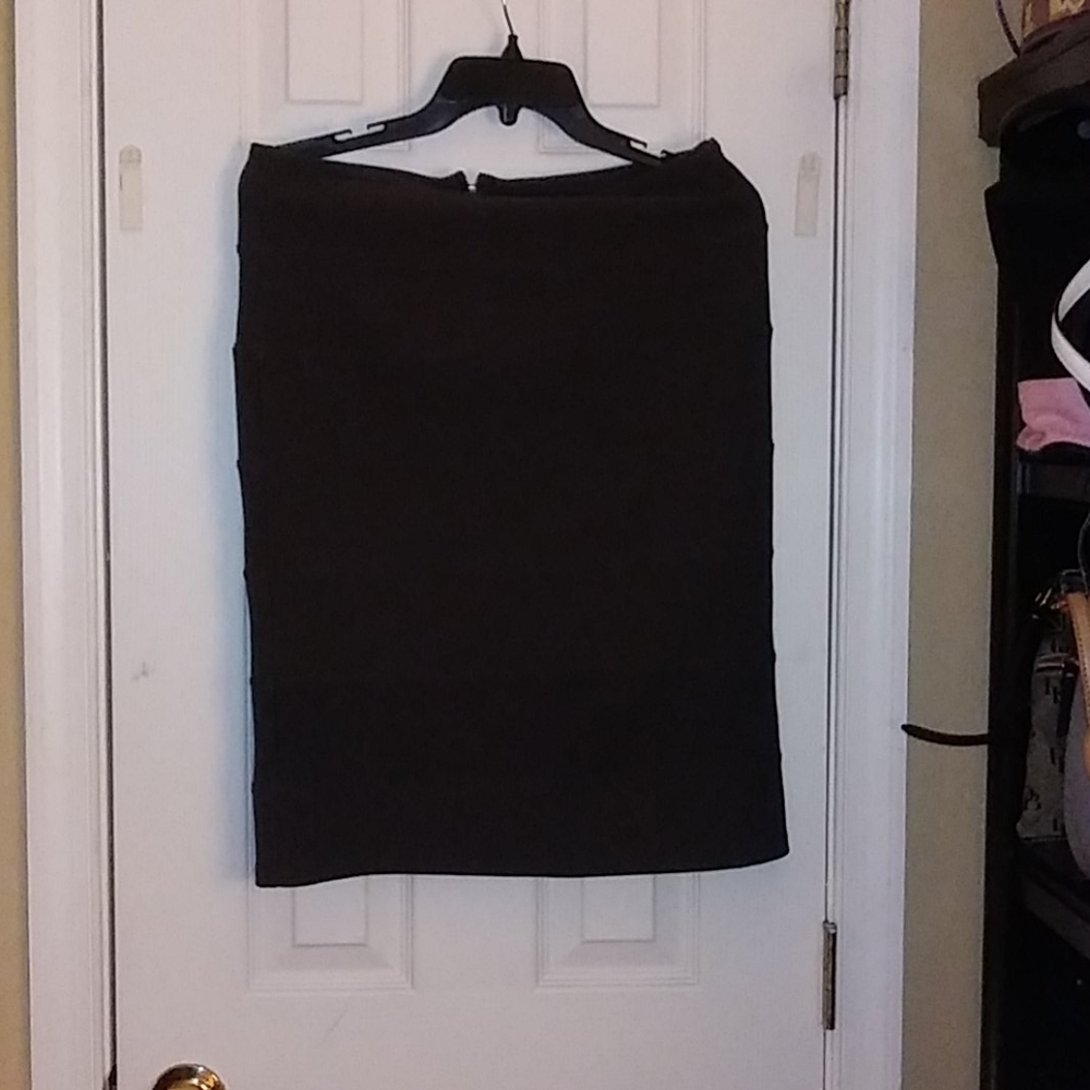 Pencil skirt dark grey